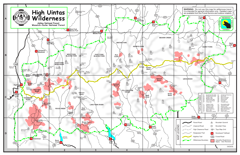 High Uintas Wilderness Trail