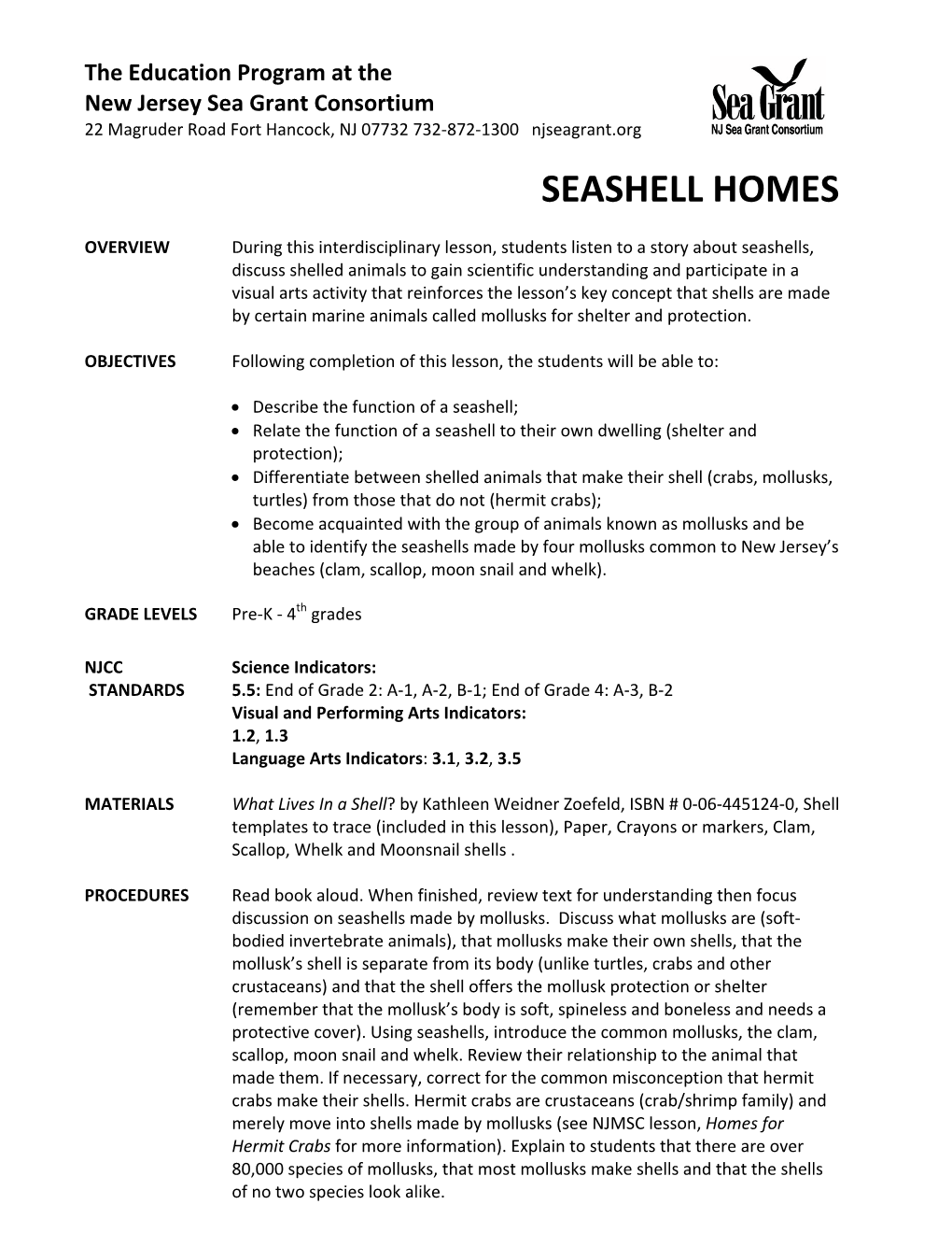 Seashell Homes