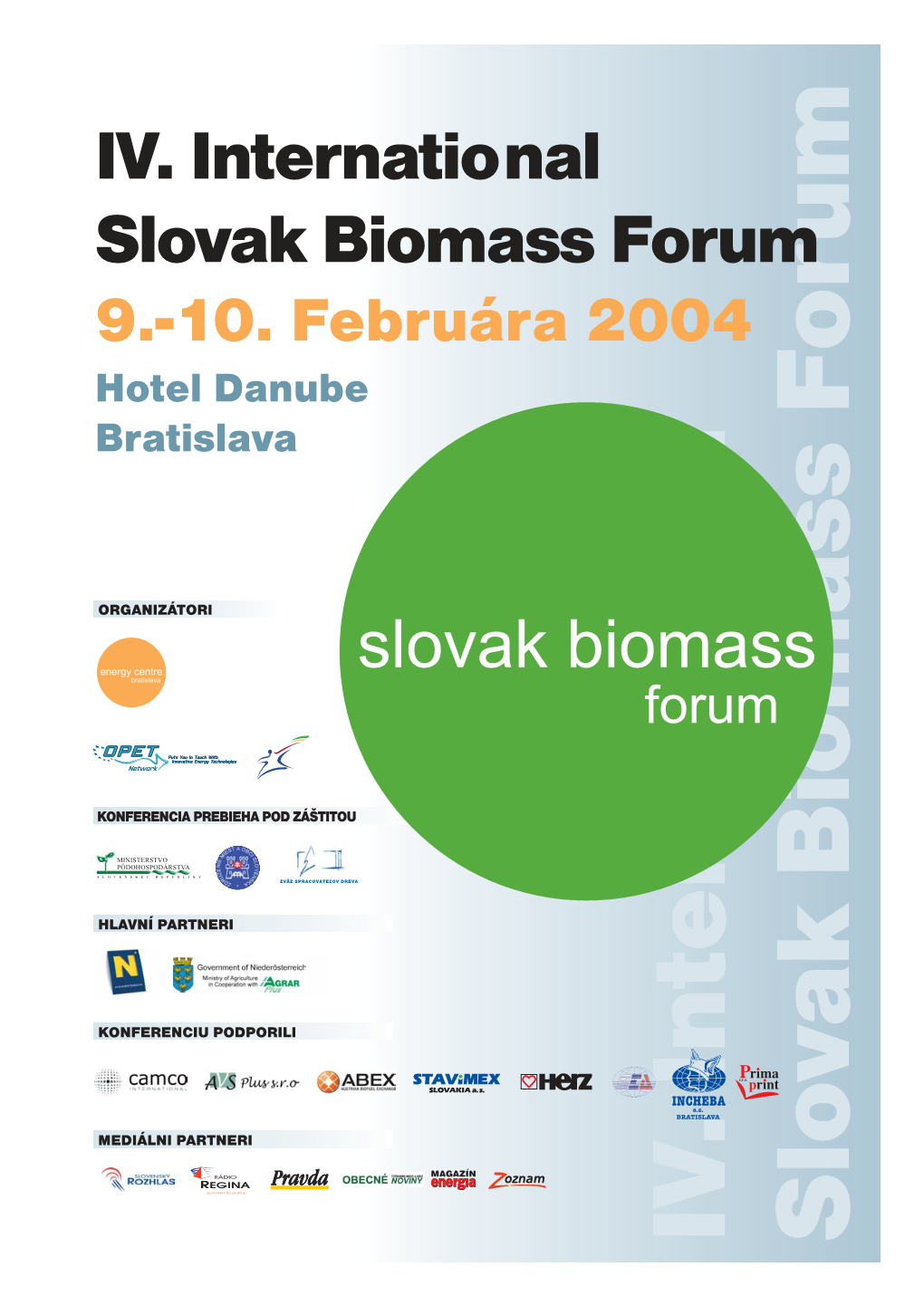 IV. International Slovak Biomass Forum IV