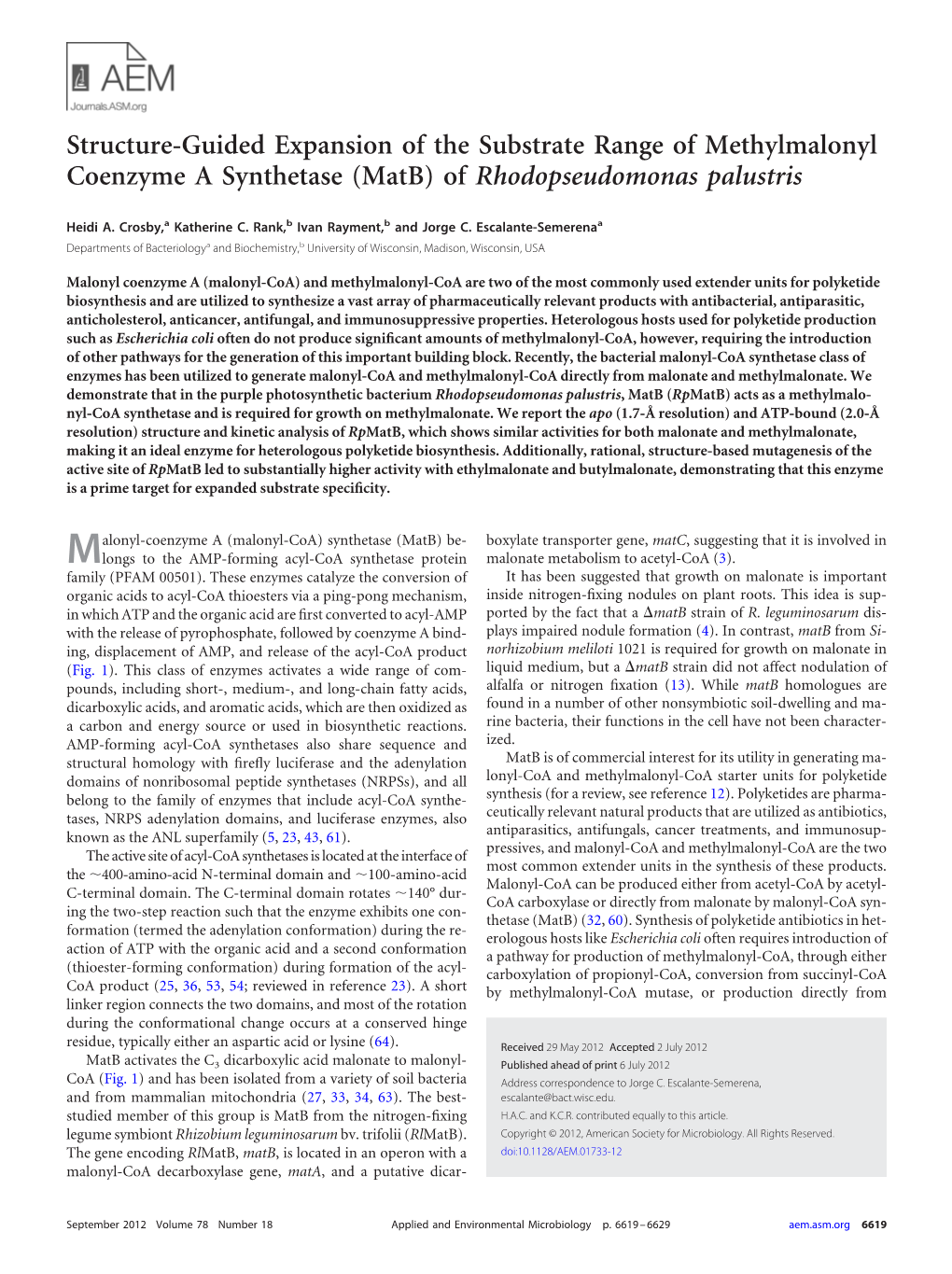 Aem.Asm.Org 6619 Crosby Et Al