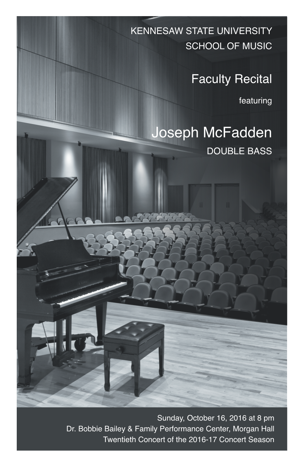 Joseph Mcfadden, Double Bass