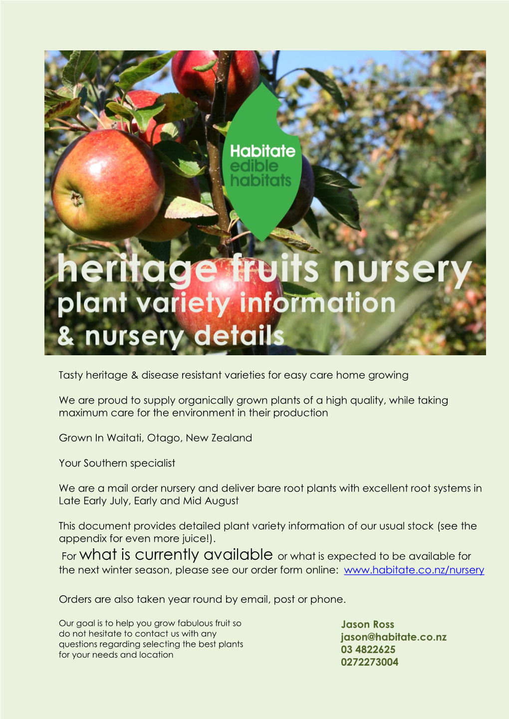 Tasty Heritage & Disease Resistant Varieties for Easy Care Home