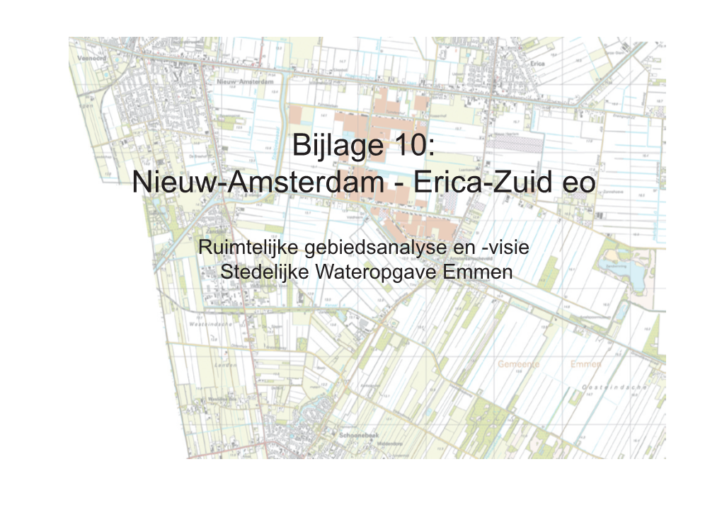 Bijlage 10: Nieuw-Amsterdam - Erica-Zuid Eo