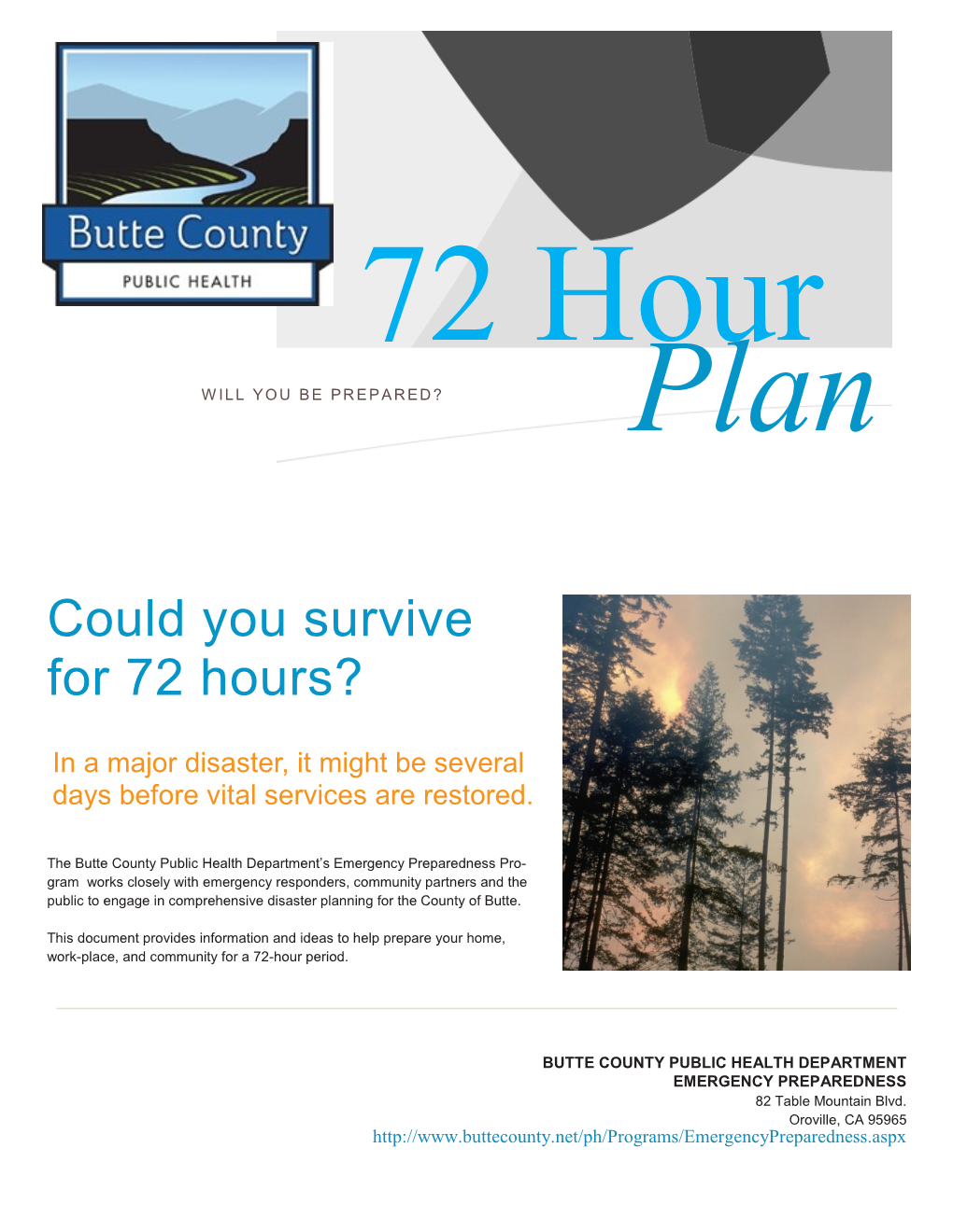 Could You Survive for 72 Hours?