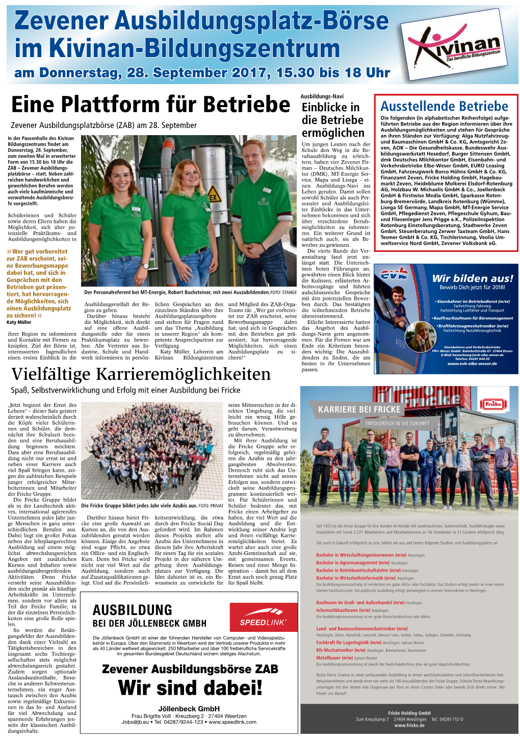 Ausbildung Bei Der Jöllenbeck Gmbh