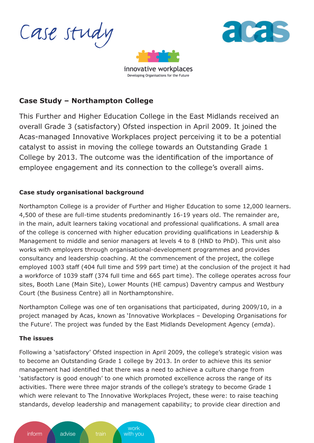 Case Study – Northampton College