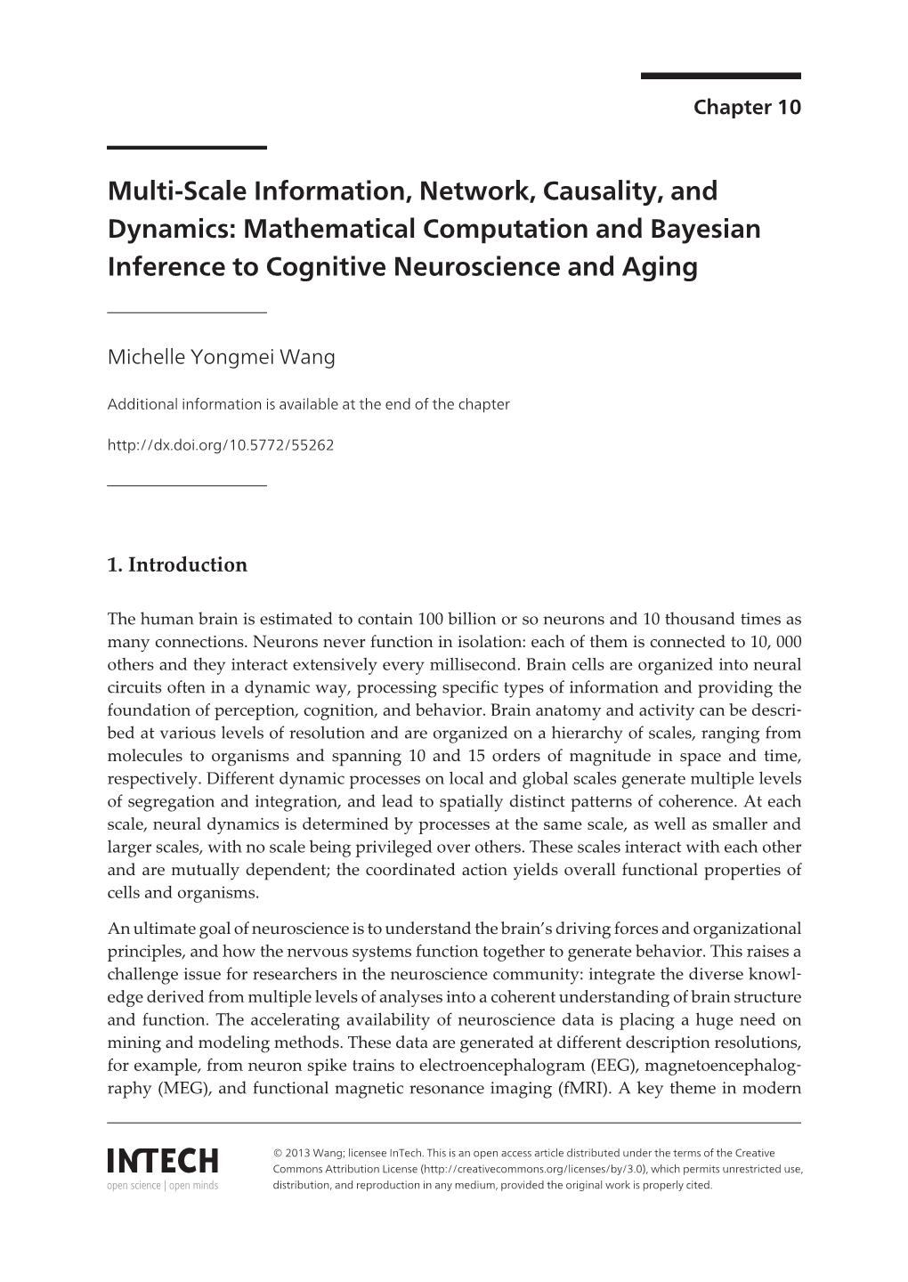 Multi-Scale Information, Network, Causality, and Dynamics: Mathematical Computation and Bayesian Inference to Cognitive Neuroscience and Aging