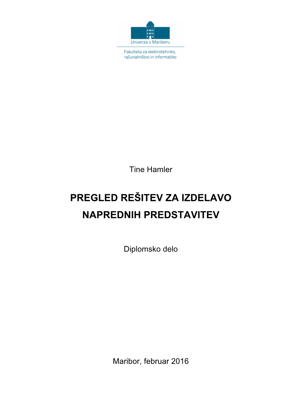 Pregled Rešitev Za Izdelavo Naprednih Predstavitev