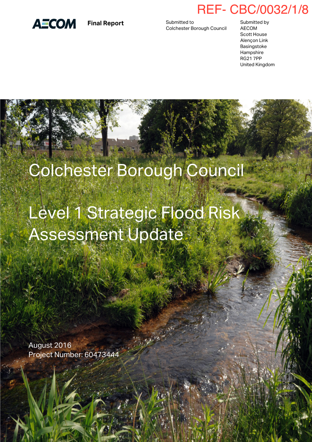 Colchester Borough Council Level 1 SFRA Update Page I