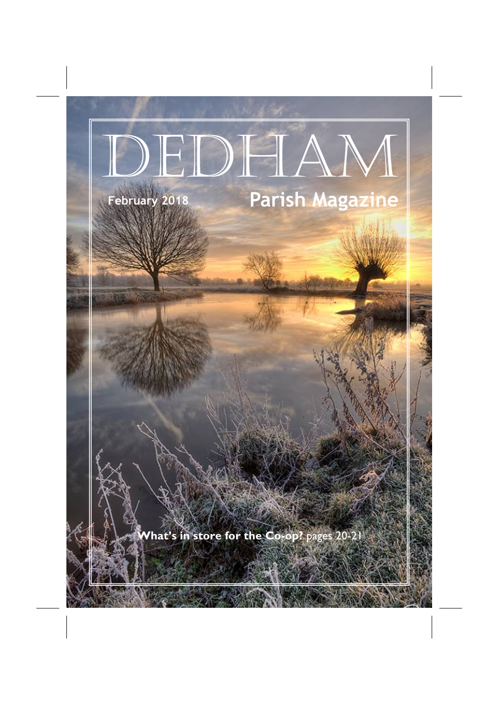 Dedham Parish Magazine First Published in 1876 February 2018