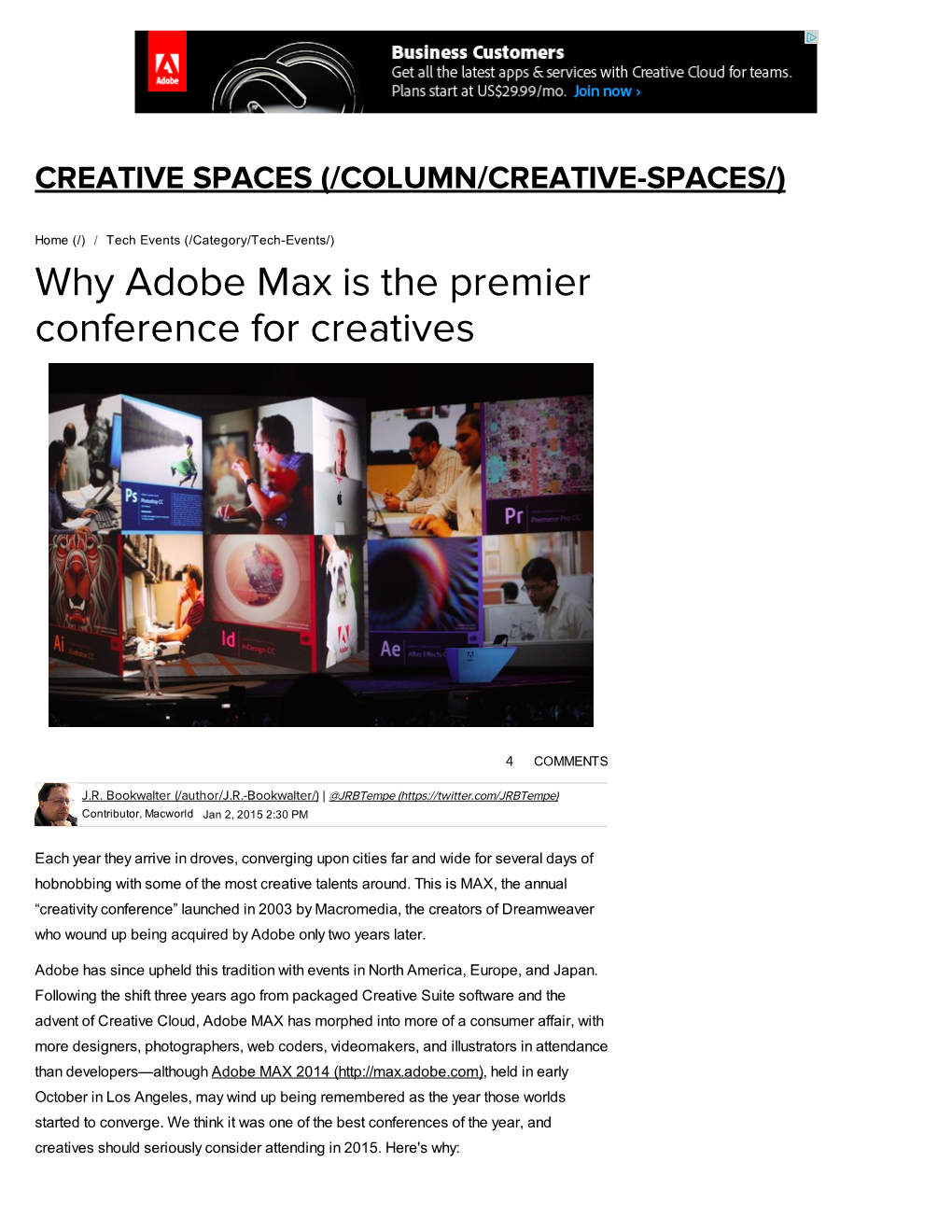 Why Adobe Max Is the Premier Conference for Creatives