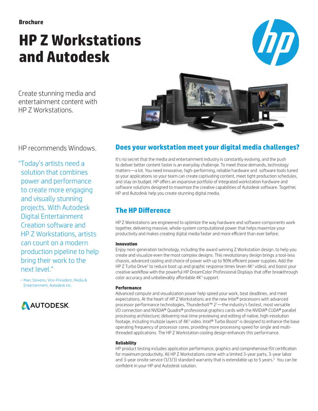 HP Z Workstations and Autodesk