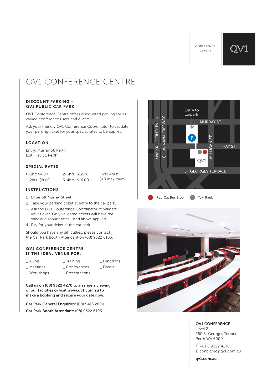 Qv1 Conference Centre
