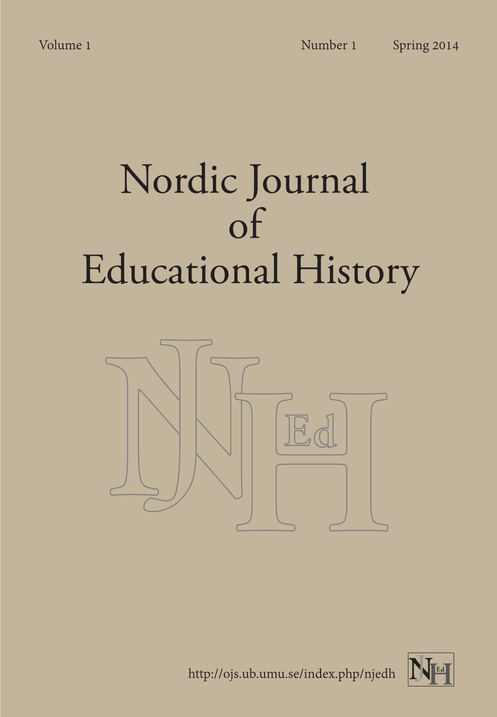 Nordic Journal of Educational History JH