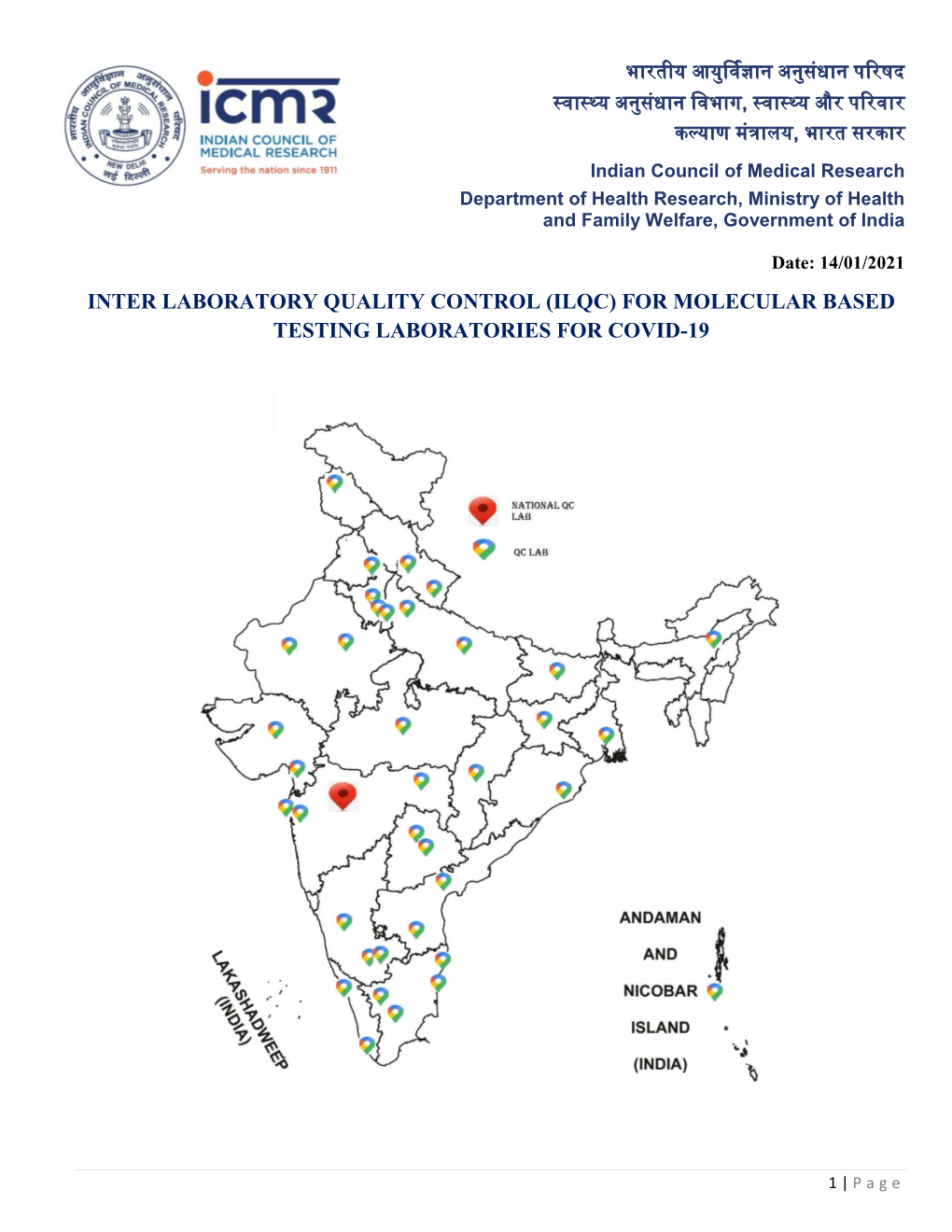 (Ilqc) for Molecular Based Testing Laboratories for Covid-19