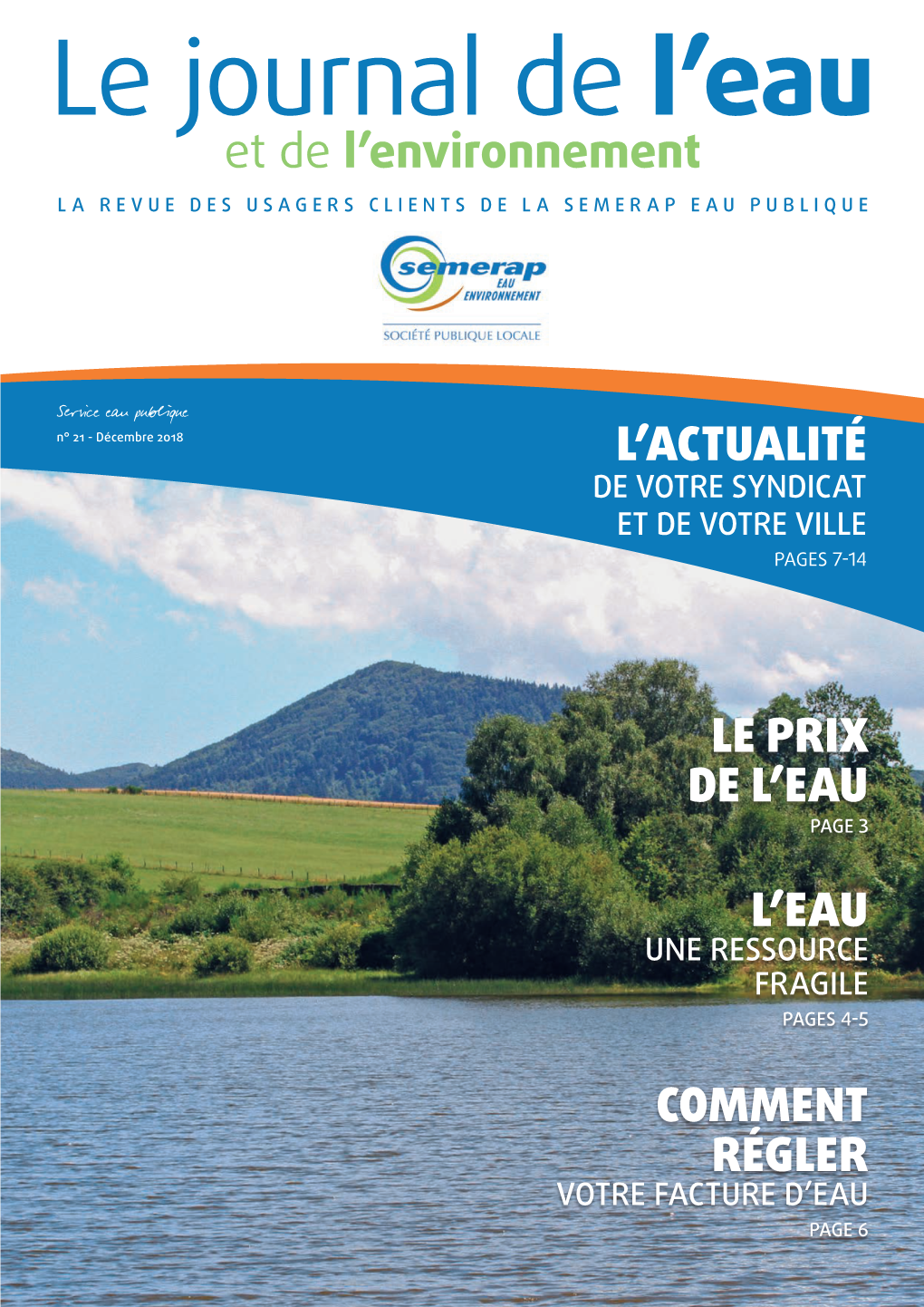 Journal De L'eau Semerap 2018