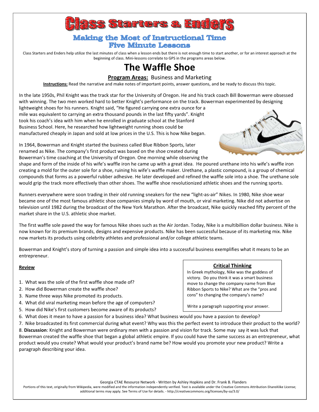 The Waffle Shoe