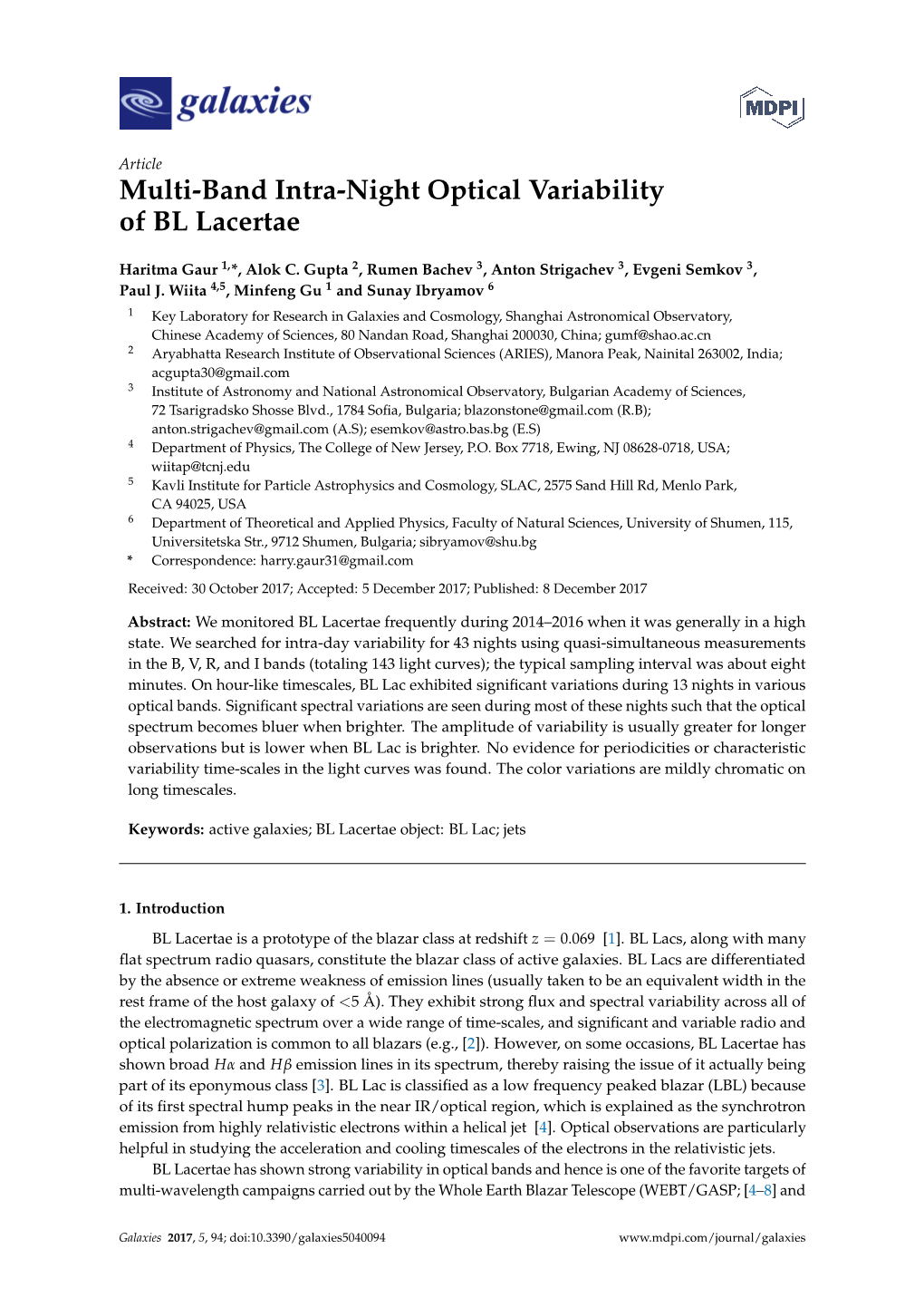 Multi-Band Intra-Night Optical Variability of BL Lacertae