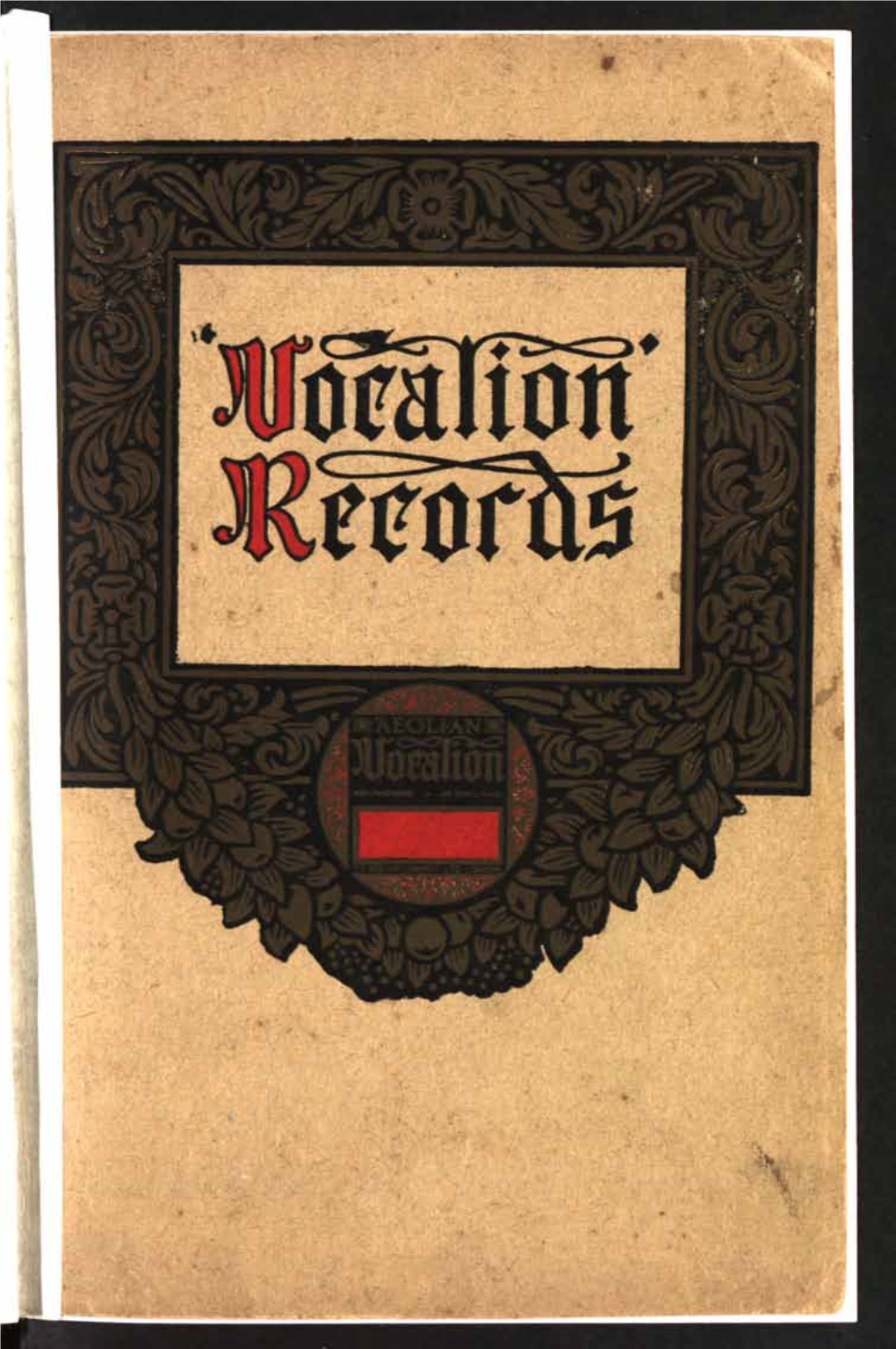 Aeolian-Vocalion Records 1924
