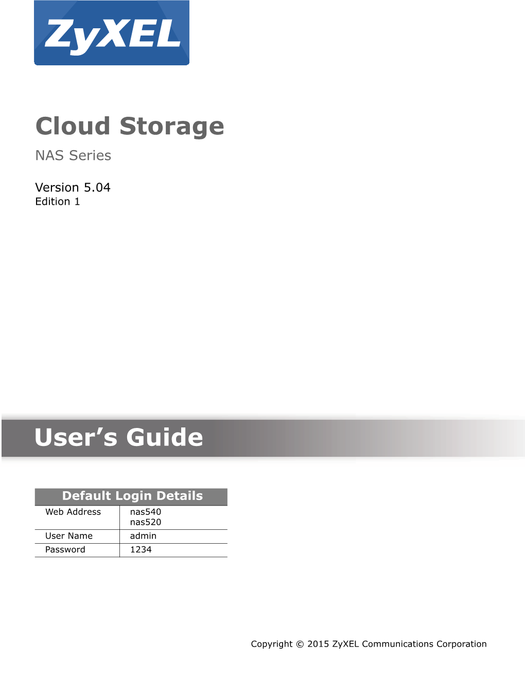 Cloud Storage User's Guide