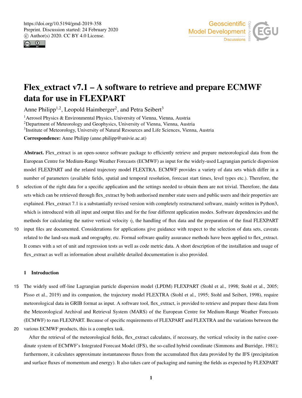 A Software to Retrieve and Prepare ECMWF Data for Use in FLEXPART