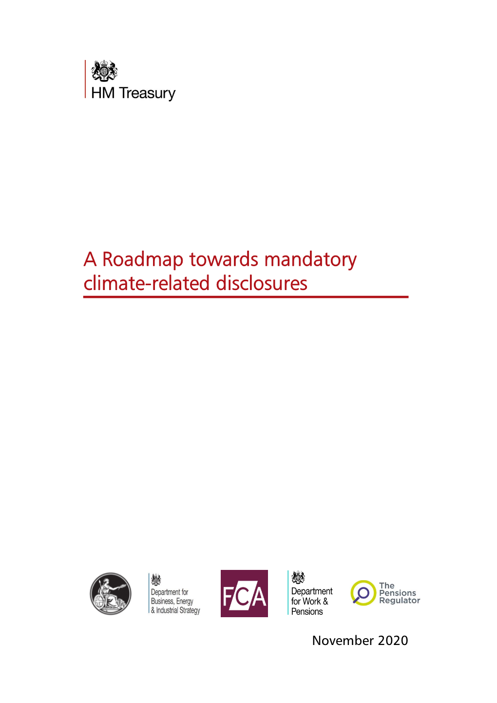 A Roadmap Towards Mandatory Climate-Related Disclosures