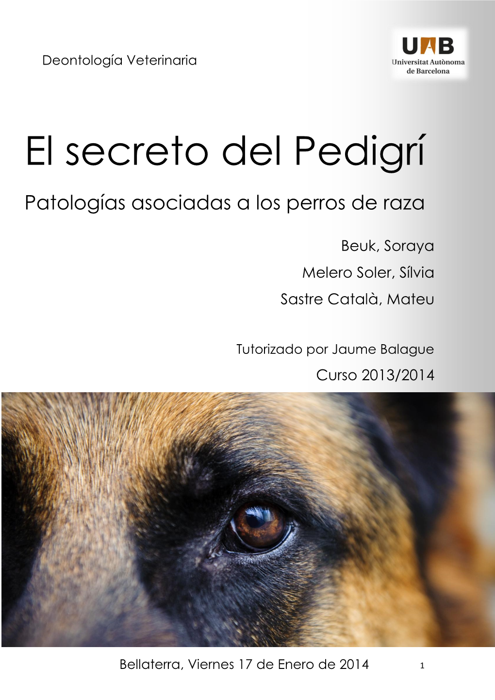 El Secreto Del Pedigrí