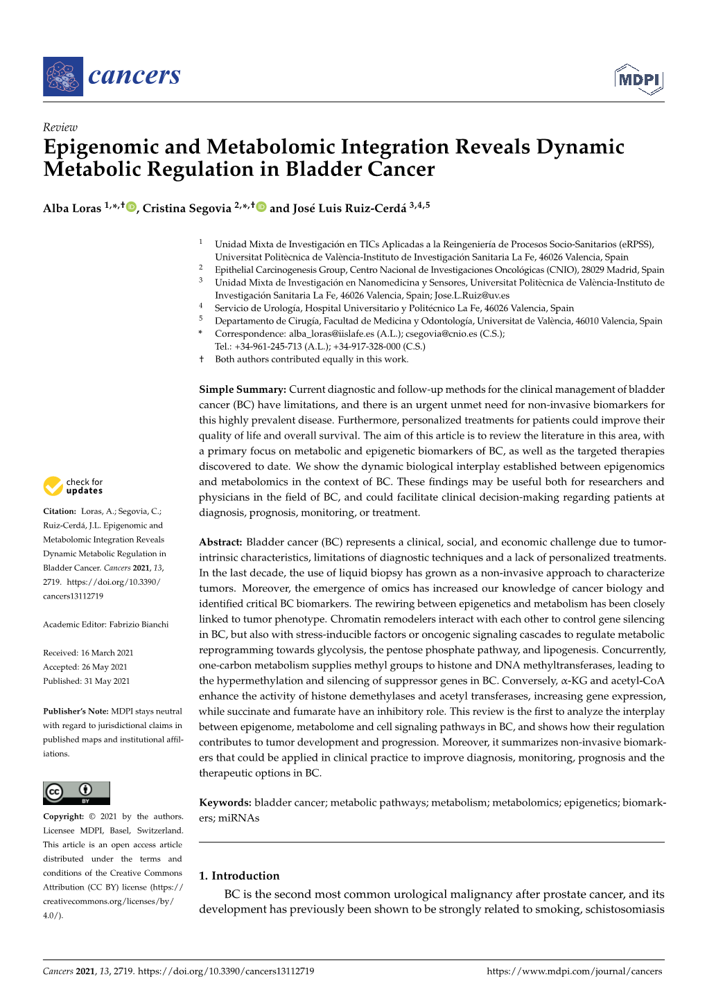 Epigenomic and Metabolomic Integration Reveals Dynamic Metabolic Regulation in Bladder Cancer