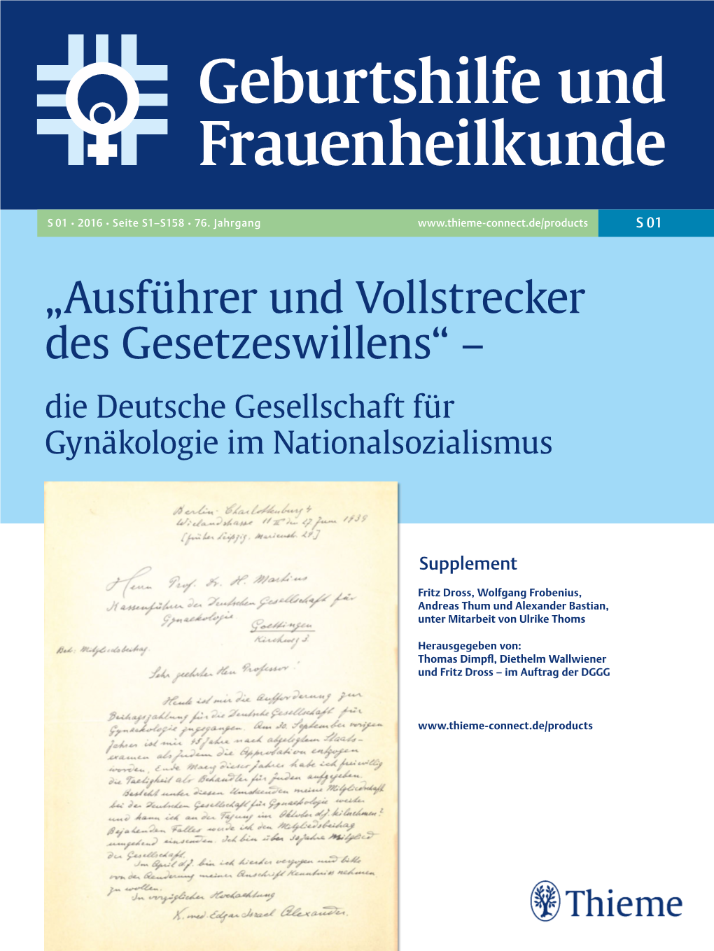 Geburtshilfe Und Frauenheilkunde S 01 S 01 • 2016 • Seite S1–S158 • 76