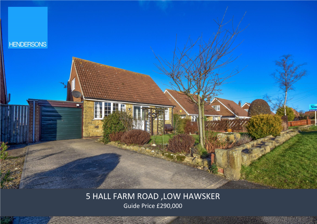 5 Hall Farm Road ,Low Hawsker