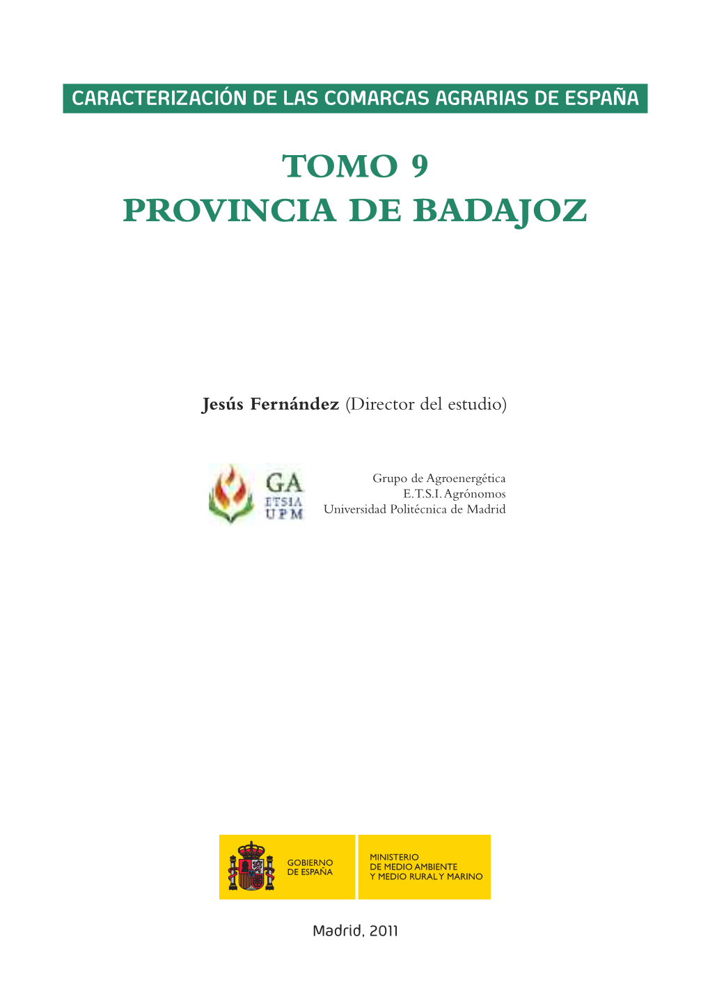 Tomo 9 Provincia De Badajoz