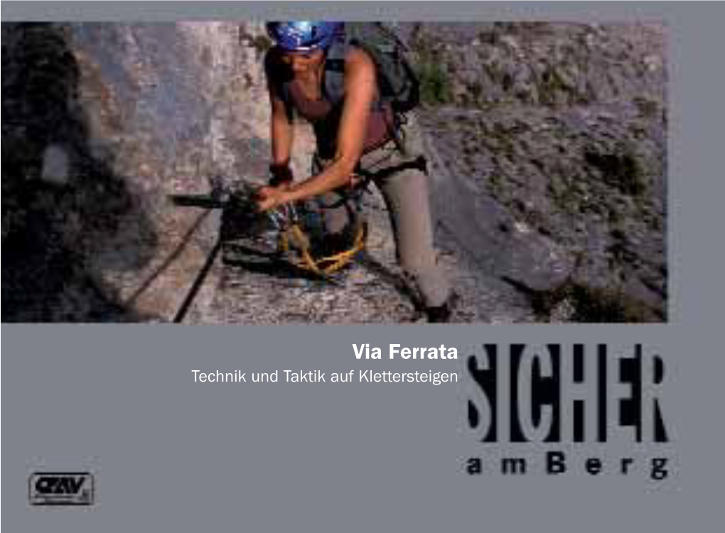 Via Ferrata (Technik Und Taktik Auf Klettersteigen)