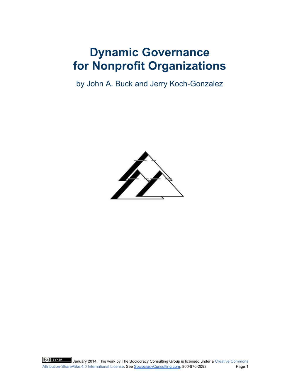 Dynamic Governance for Nonprofit Organizations