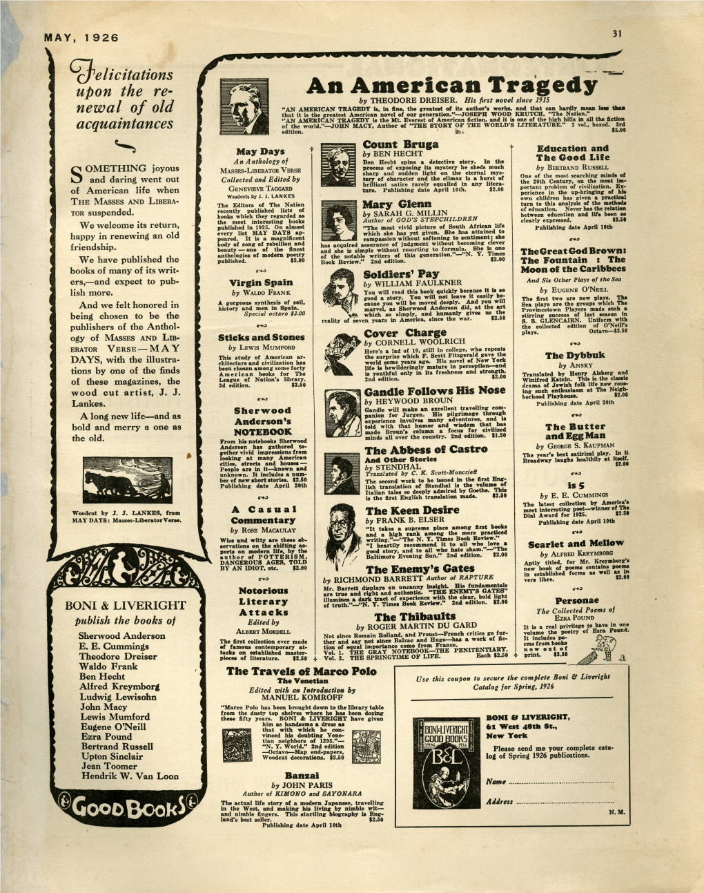 New Masses, May 1926