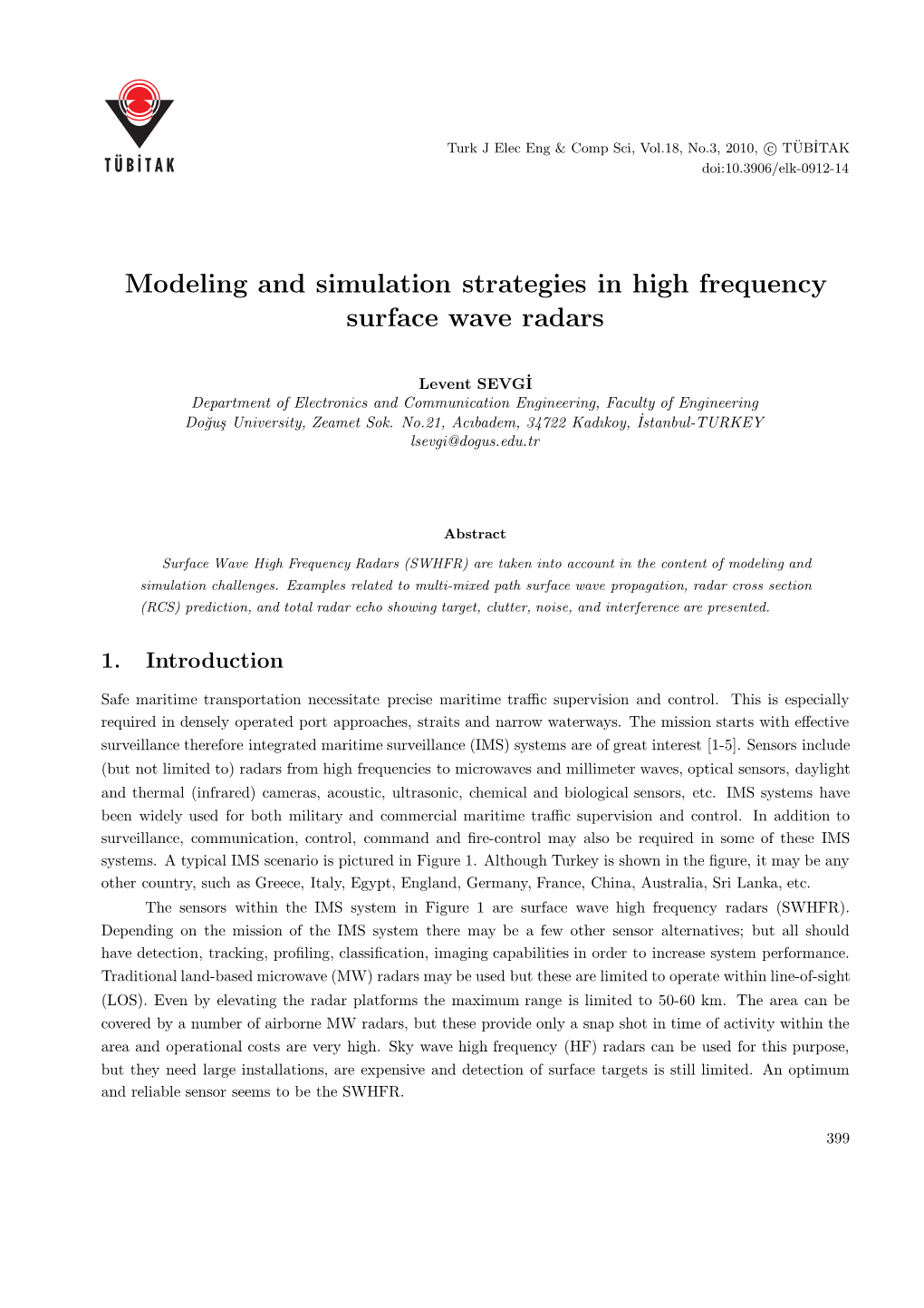 Modeling and Simulation Strategies in High Frequency Surface Wave Radars