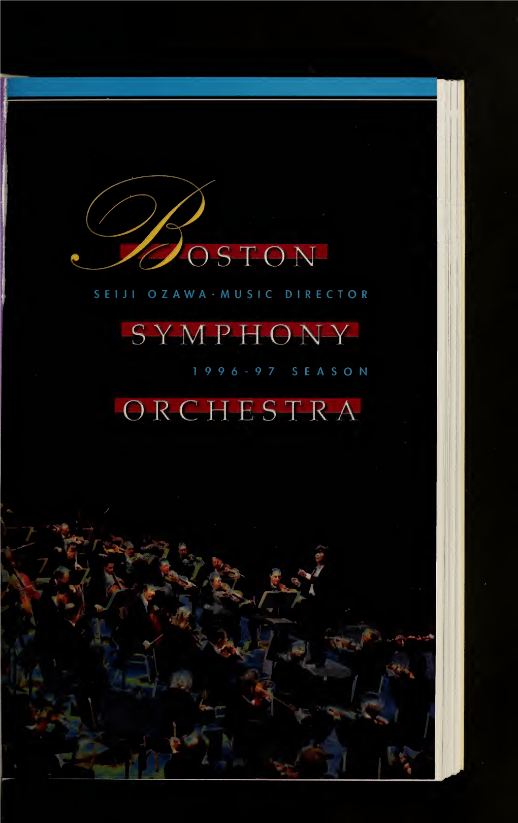 Boston Symphony Orchestra Concert Programs, Season 116, 1996-1997