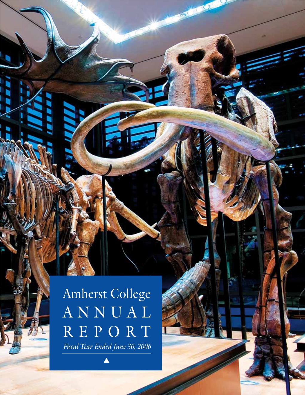 Amherst College ANNUAL REPORT Fiscal Year Ended June 30, 2006 ▲ Table of Contents