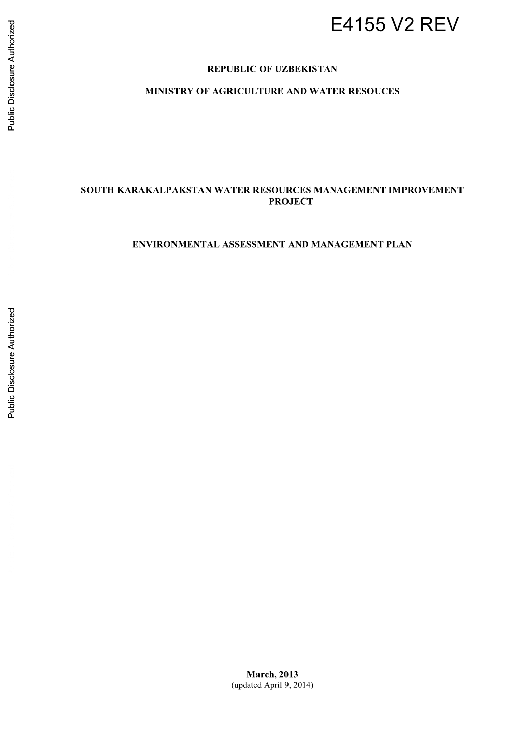 World Bank Document