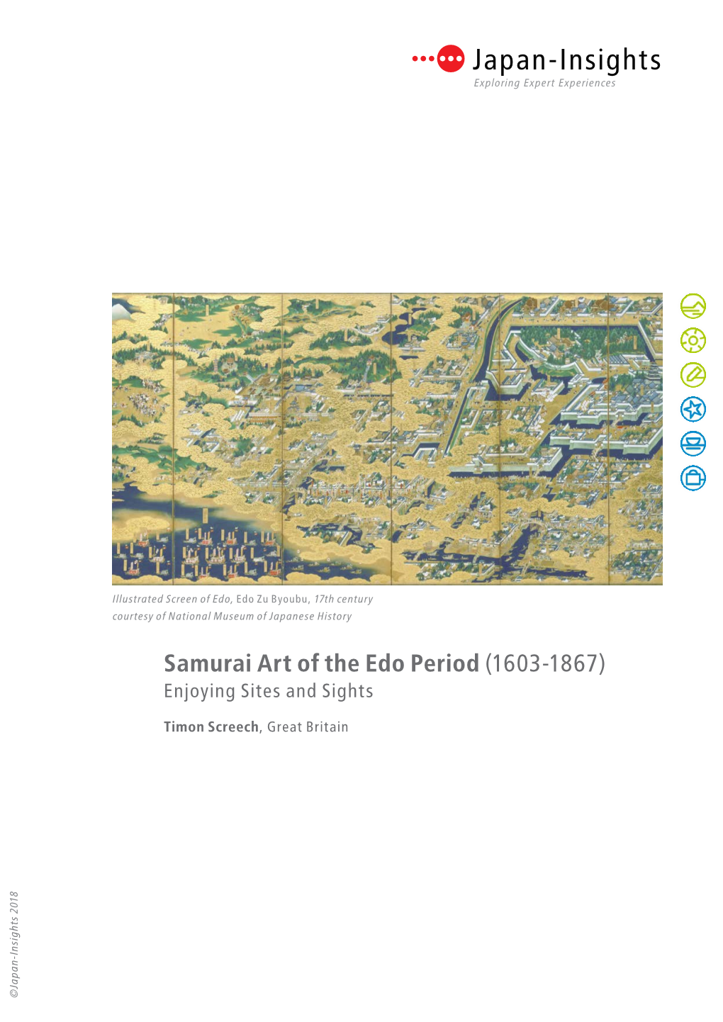 Samurai Art of the Edo Period (1603-1867) Enjoying Sites and Sights