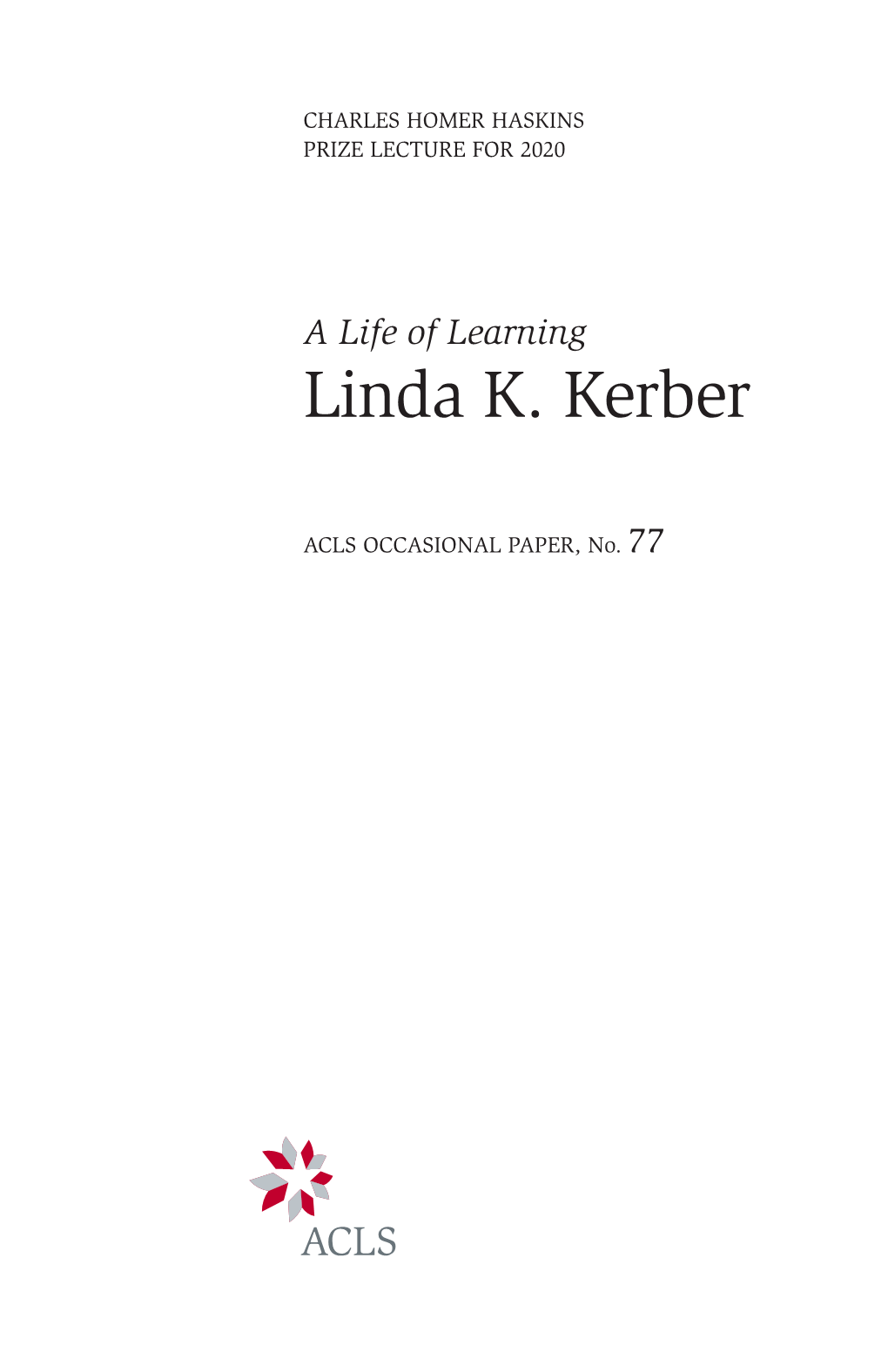 Linda K. Kerber
