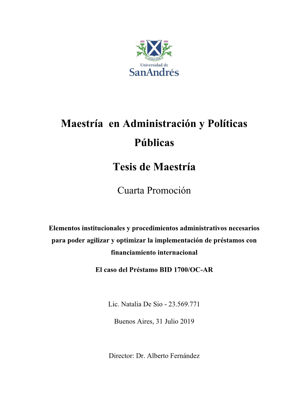 Maestría En Administración Y Políticas Públicas