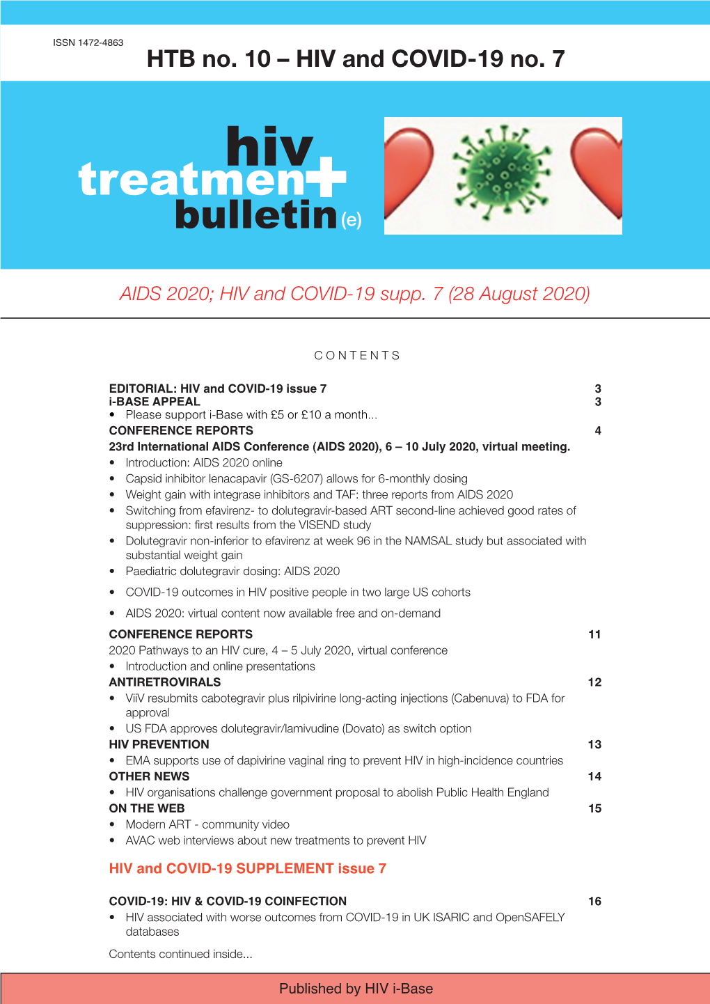 HIV and COVID-19 No 7