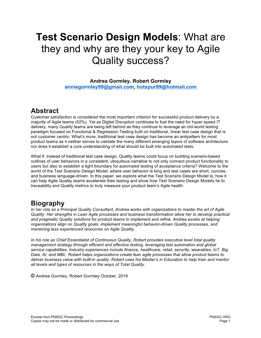 Test Scenario Design Models: What Are They and Why Are They Your Key to Agile Quality Success?