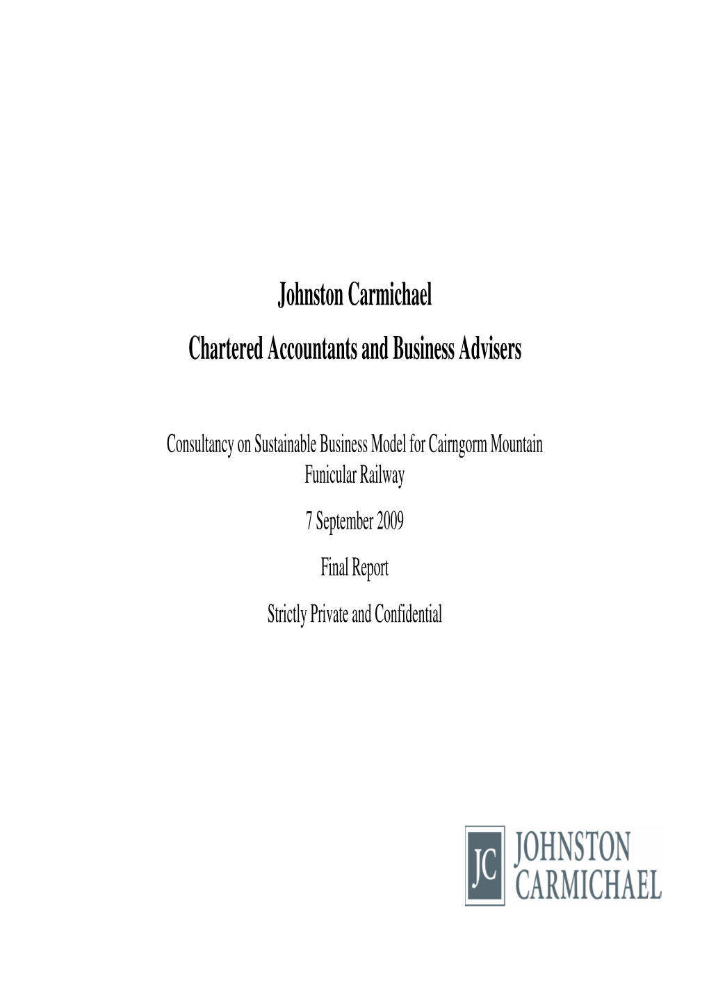 Johnston Carmichael Chartered Accountants and Business Advisers