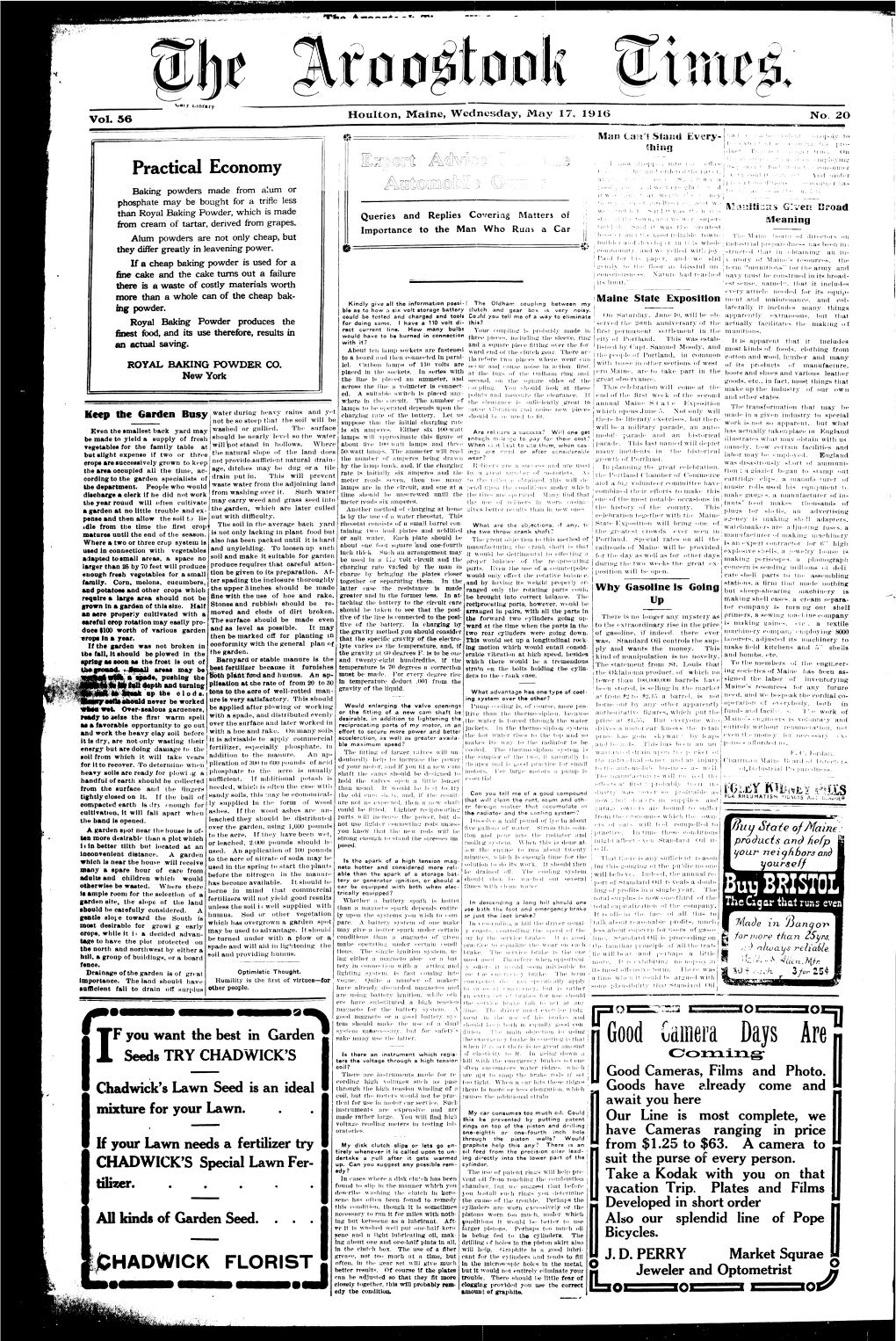 The Aroostook Times, May 17, 1916