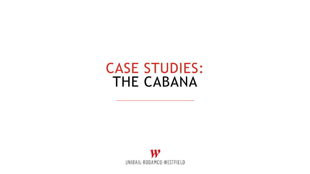 Case Studies: the Cabana Case Study Northern Lights Experience