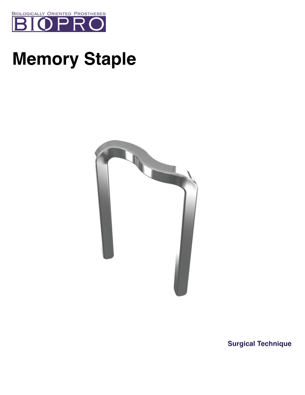 Memory Staple Surgical Technique 03