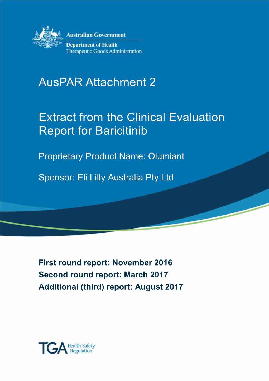 Attachment: Extract from Clinical Evaluation: Baricitinib