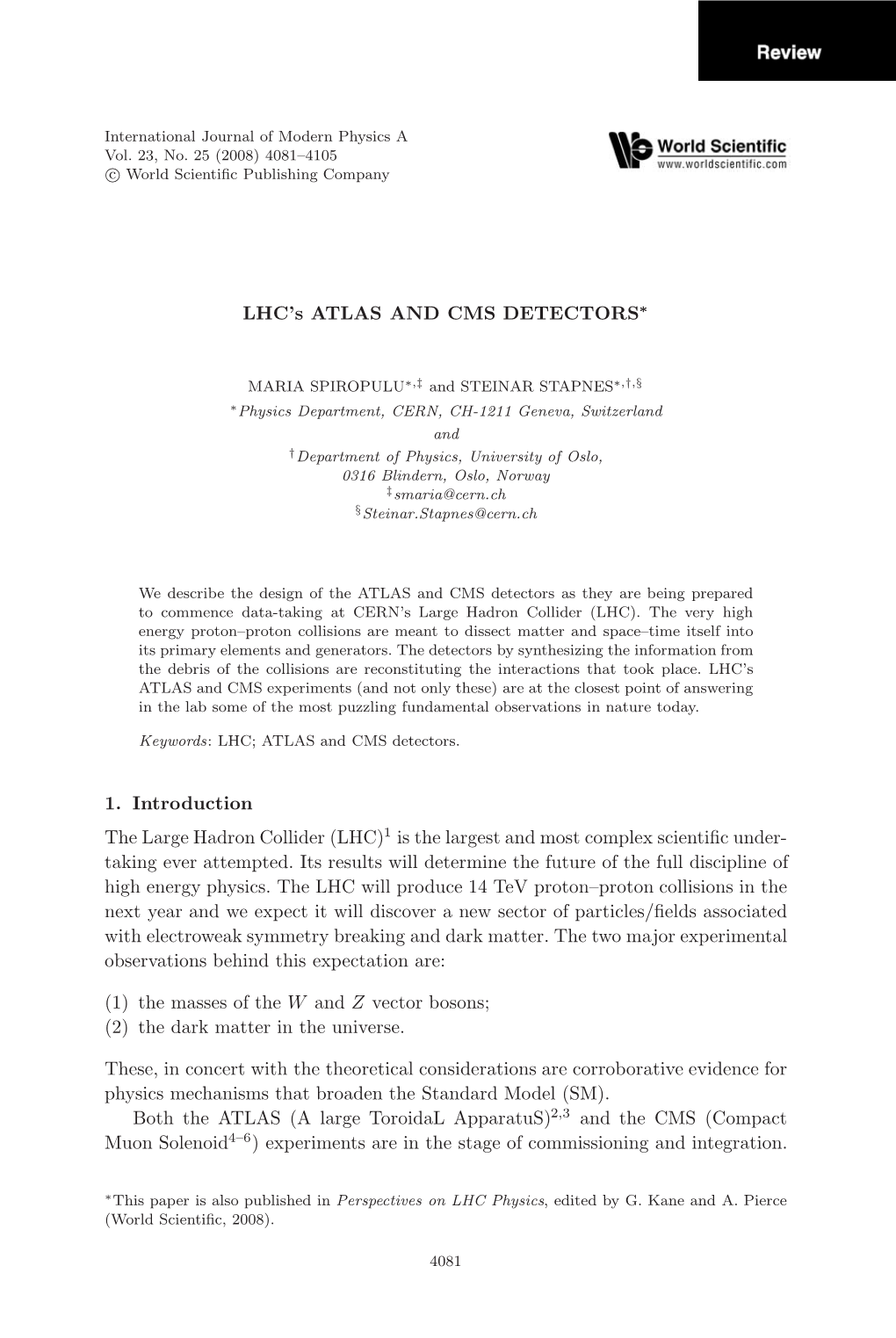 LHC-ATLAS-CMS Primer