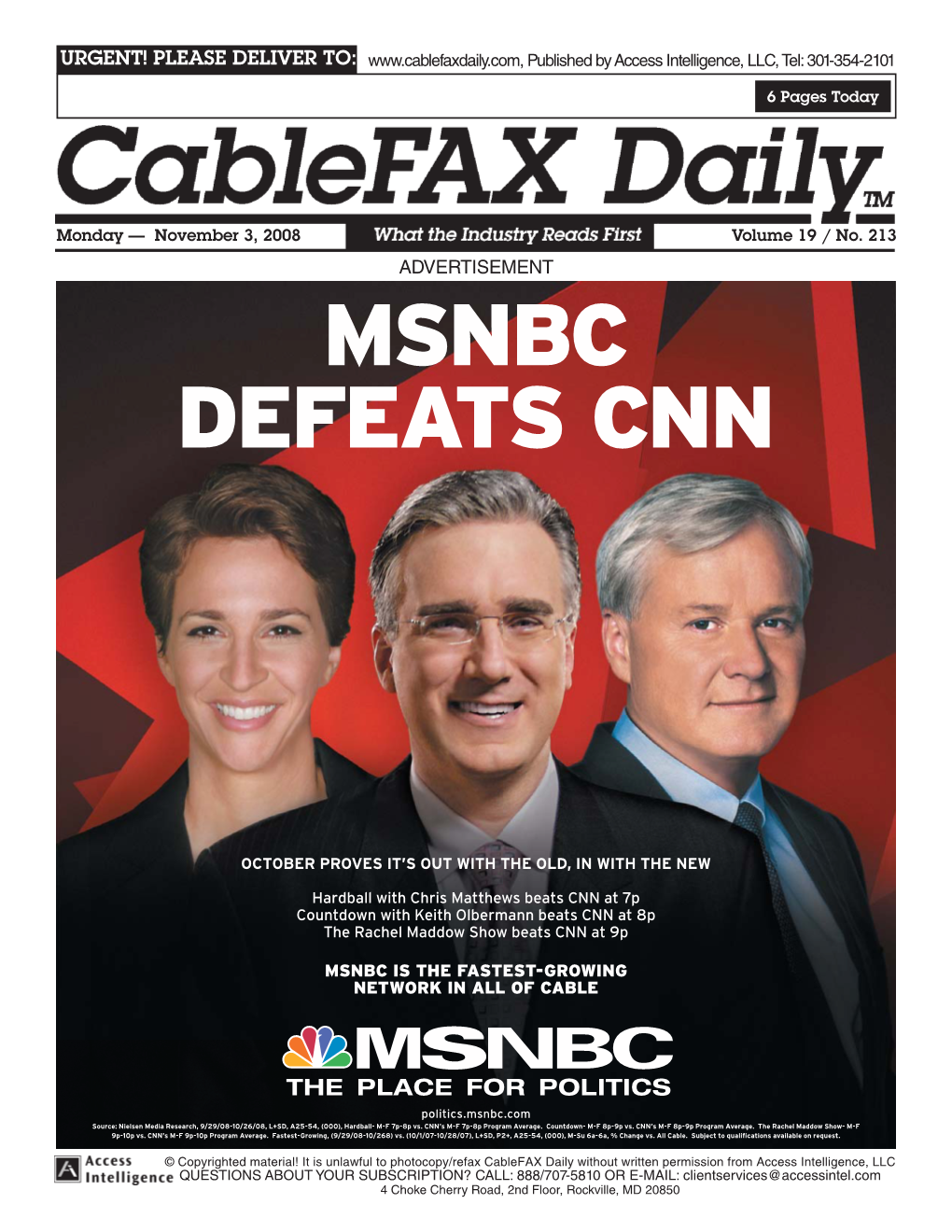 Msnbc Defeats